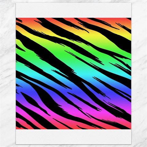 Rainbow Tiger Canvas 11  x 14  from ArtsNow.com 10.95 x13.48  Canvas - 1