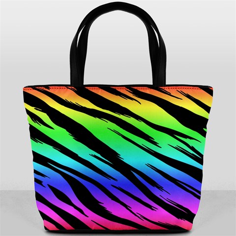 Rainbow Tiger Bucket Bag from ArtsNow.com Front