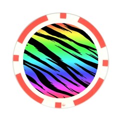 Rainbow Tiger Poker Chip Card Guard (10 pack) from ArtsNow.com Front