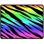 Rainbow Tiger Fleece Blanket (Medium)