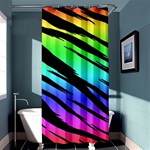 Rainbow Tiger Shower Curtain 36  x 72  (Stall)