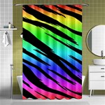 Rainbow Tiger Shower Curtain 48  x 72  (Small)