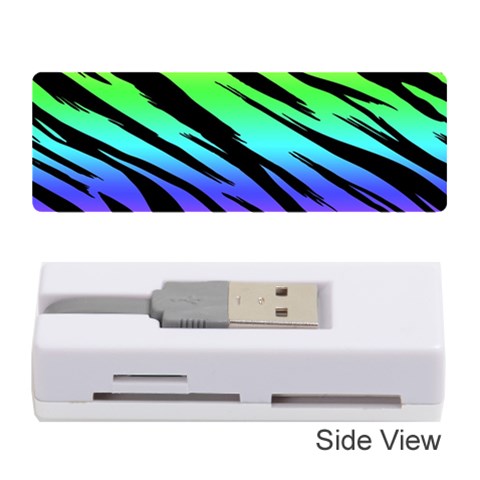 Rainbow Tiger Memory Card Reader (Stick) from ArtsNow.com Front