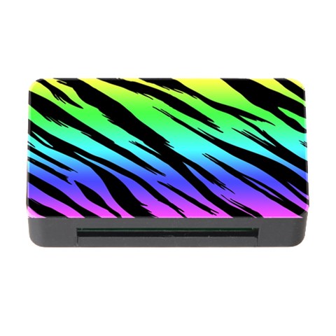 Rainbow Tiger Memory Card Reader with CF from ArtsNow.com Front