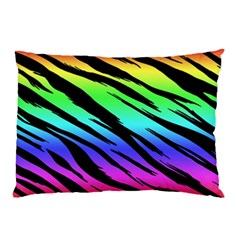 Rainbow Tiger Pillow Case (Two Sides) from ArtsNow.com Back