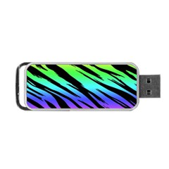 Rainbow Tiger Portable USB Flash (Two Sides) from ArtsNow.com Front