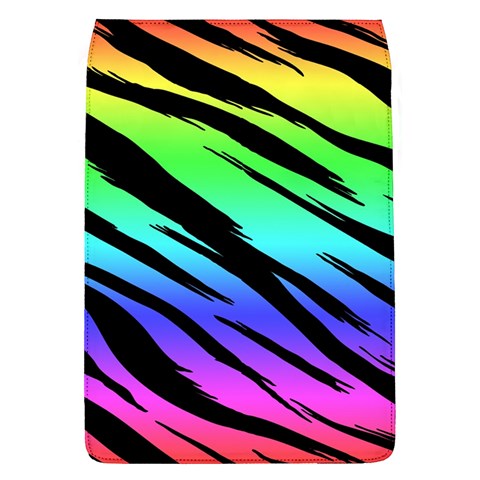 Rainbow Tiger Removable Flap Cover (L) from ArtsNow.com Front