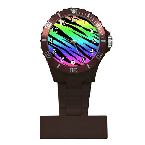 Rainbow Tiger Plastic Nurses Watch from ArtsNow.com Front