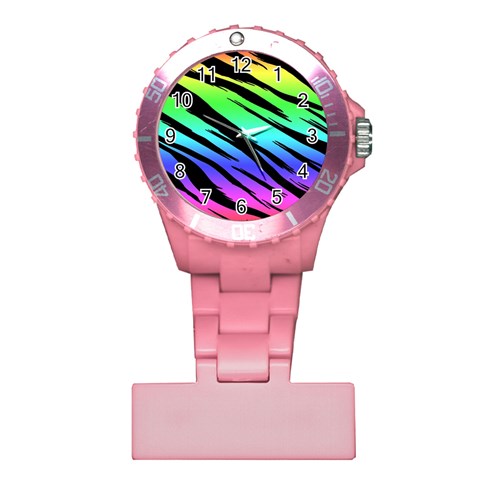 Rainbow Tiger Plastic Nurses Watch from ArtsNow.com Front
