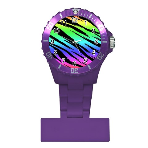 Rainbow Tiger Plastic Nurses Watch from ArtsNow.com Front