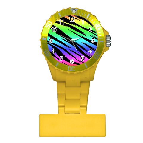 Rainbow Tiger Plastic Nurses Watch from ArtsNow.com Front