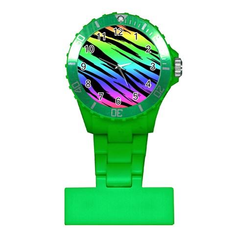Rainbow Tiger Plastic Nurses Watch from ArtsNow.com Front