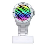Rainbow Tiger Plastic Nurses Watch