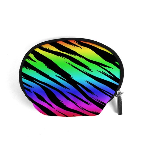 Rainbow Tiger Accessory Pouch (Small) from ArtsNow.com Front