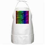 Rainbow Zebra BBQ Apron