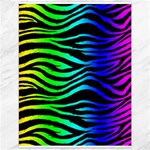 Rainbow Zebra Canvas 12  x 16 