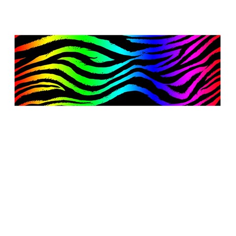 Rainbow Zebra Memory Card Reader (Stick) from ArtsNow.com Front