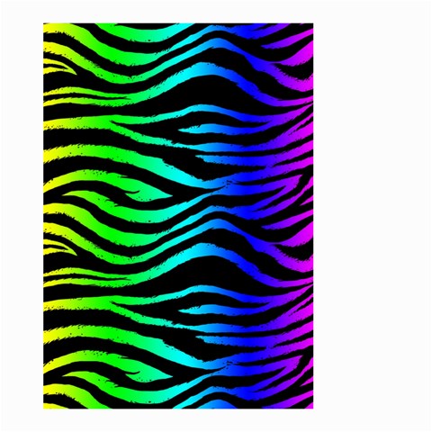 Rainbow Zebra Large Garden Flag (Two Sides) from ArtsNow.com Front