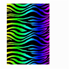 Rainbow Zebra Large Garden Flag (Two Sides) from ArtsNow.com Back