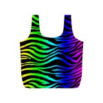 Rainbow Zebra Full Print Recycle Bag (S)