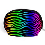 Rainbow Zebra Accessory Pouch (Medium)
