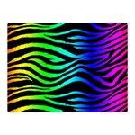 Rainbow Zebra Double Sided Flano Blanket (Mini)