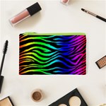 Rainbow Zebra Cosmetic Bag (XS)