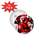 Red Graffiti 1.75  Button (10 pack) 