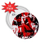 Red Graffiti 2.25  Button (10 pack)