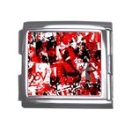 Red Graffiti Mega Link Italian Charm (18mm)