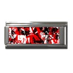 Red Graffiti Superlink Italian Charm (9mm)