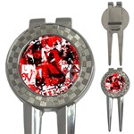 Red Graffiti 3-in-1 Golf Divot