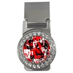 Red Graffiti Money Clip (CZ)