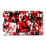 Red Graffiti Magnet (Rectangular)