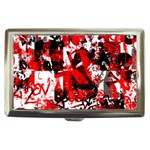 Red Graffiti Cigarette Money Case