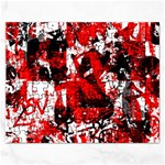 Red Graffiti Jigsaw Puzzle (Rectangular)