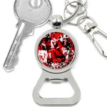 Red Graffiti Bottle Opener Key Chain