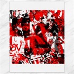Red Graffiti Canvas 18  x 24 