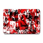 Red Graffiti Small Doormat