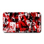 Red Graffiti Medium Bar Mat