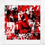 Red Graffiti Canvas 11  x 14 