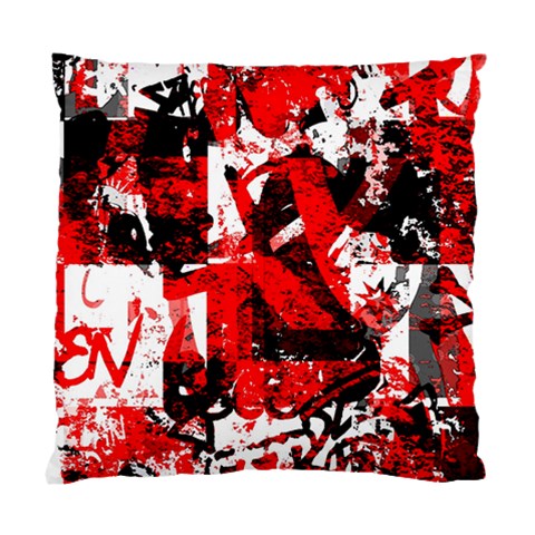 Red Graffiti Standard Cushion Case (One Side) from ArtsNow.com Front