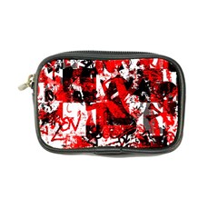 Red Graffiti Coin Purse from ArtsNow.com Front