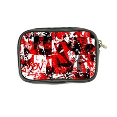 Red Graffiti Coin Purse from ArtsNow.com Back