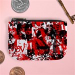 Red Graffiti Mini Coin Purse