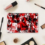 Red Graffiti Cosmetic Bag (Medium)
