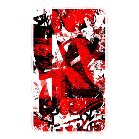 Red Graffiti Memory Card Reader (Rectangular) from ArtsNow.com Front