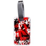 Red Graffiti Luggage Tag (two sides)