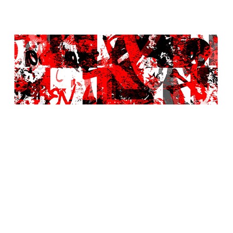 Red Graffiti Memory Card Reader (Stick) from ArtsNow.com Front