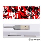 Red Graffiti Memory Card Reader (Stick)
